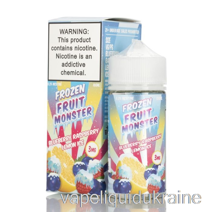 Vape Ukraine ICE Blueberry Raspberry Lemon - Frozen Fruit Monster - 100mL 6mg